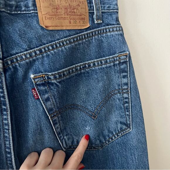 Vintage Levi's Straight Leg Jeans 32 x 30 - Picture 8 of 10